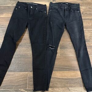 Articles Of Society& Express jeans Black Ankle Jeans, size 29